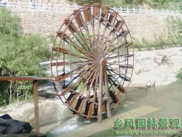 山西長(zhǎng)治通天峽景區(qū)水車安裝效果