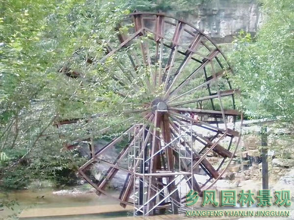 山西長(zhǎng)治通天峽景區(qū)水車安裝