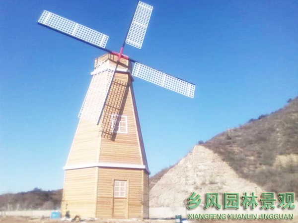 河北承德巴克什營(yíng)景觀風(fēng)車效果